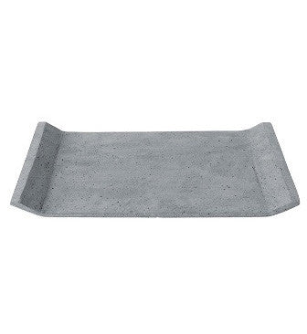 MOON Large Tray 40x30x2.5cm, Dark Grey Color - صينية كبيرة 40x30x2.5سم, لون رمادي داكن