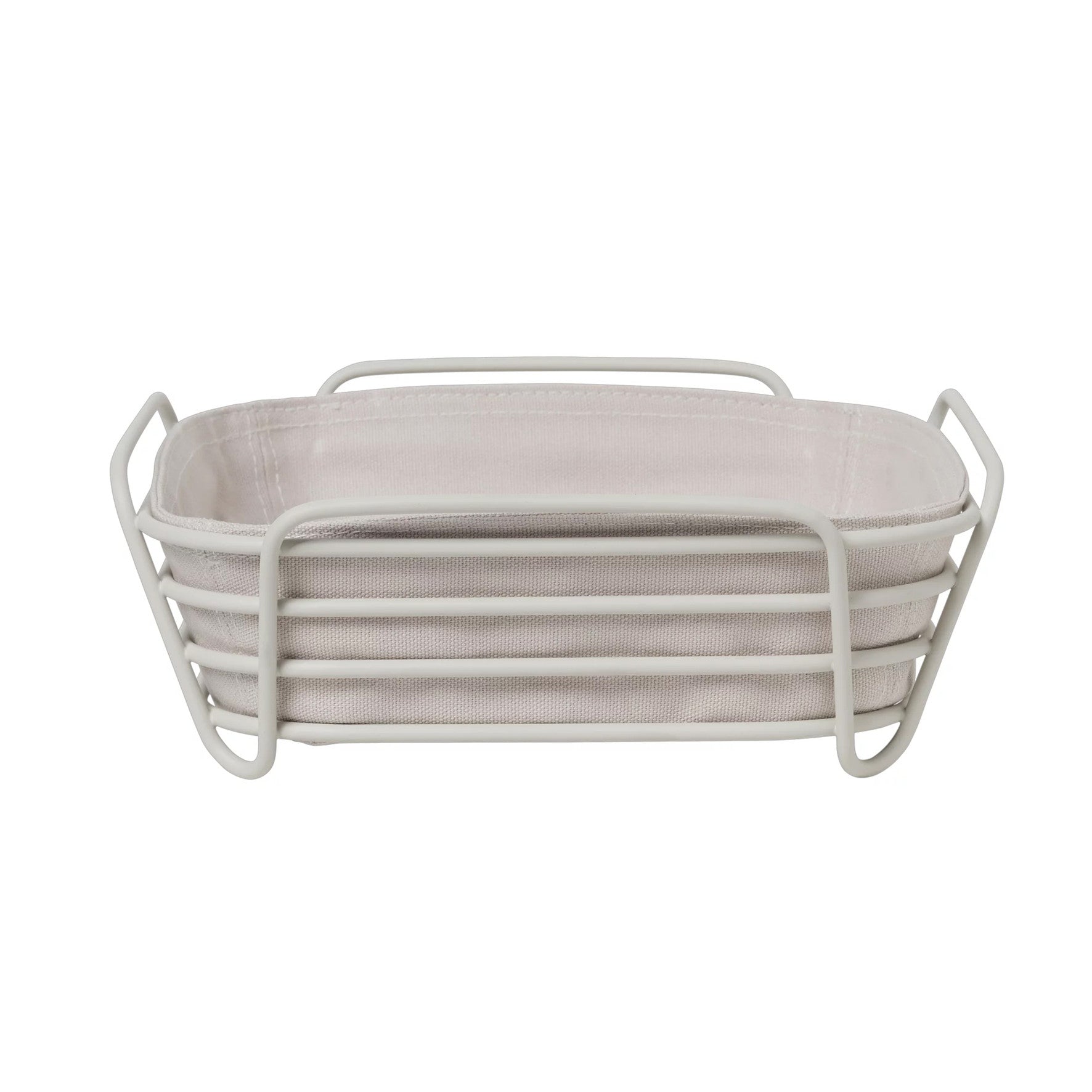 DELARA Bread Basket 26x26cm, Moonbeam Color - DELARA سلة خبز 26x26سم, لون أبيض دافئ