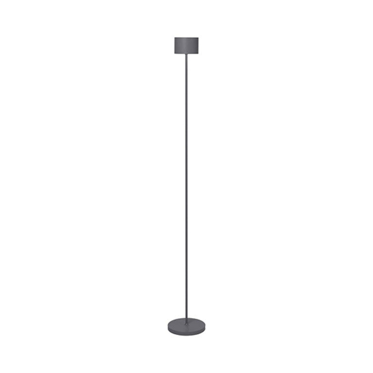 MOBILE LED FLOOR LAMP, WARM GREY - FAROL - مصباح أرضي LED متنقل 115سم, لون رمادي غامق