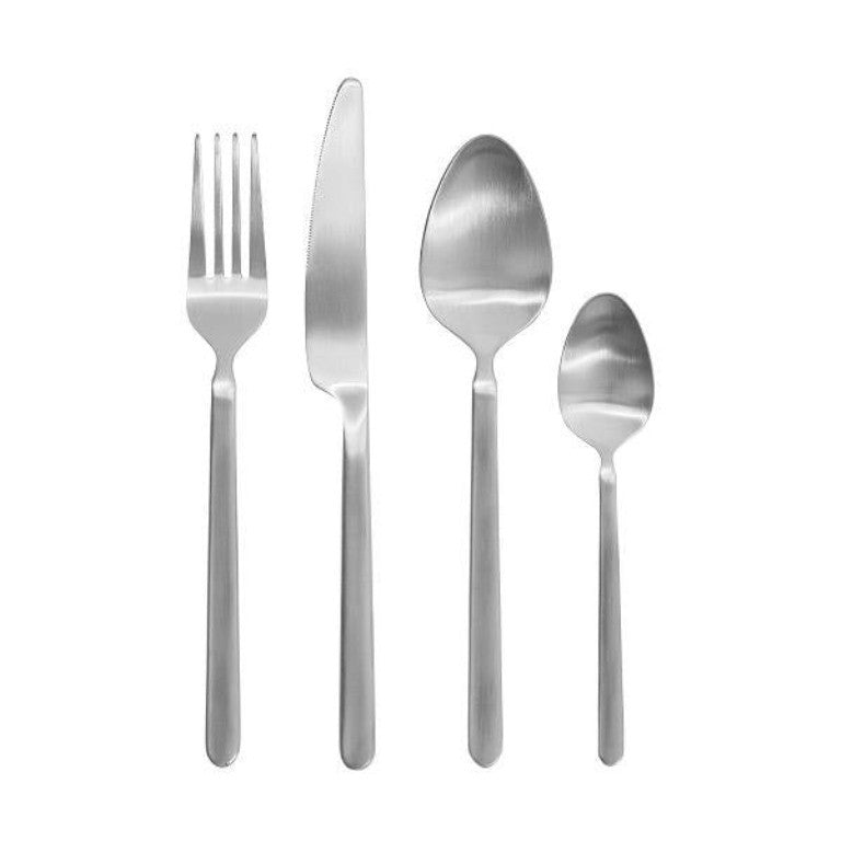 STELLA 16 pcs of Cutlery Set , Silver Color - طقم STELLA ادوات مائدة 16قطعة, لون فضي