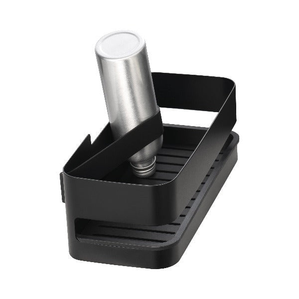 NEXIO Small Shower Shelf,25.4 x 12 x 8.6 cm- Black Color -رف حمام صغير NEXIO , 25.4 x 12 x8.6 سم - لون أسود