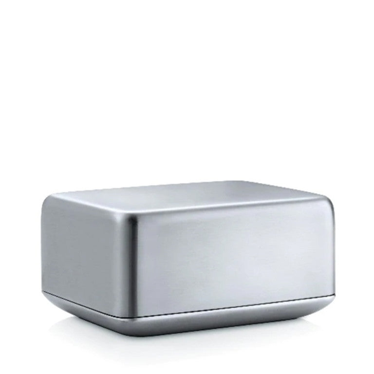 Basic Butter Dish, Silver Color - Basic طبق زبدة , لون فضي