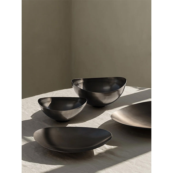 ONDEA Medium Bowl Burned Metal - وعاء متوسط ONDEA معدن داكن