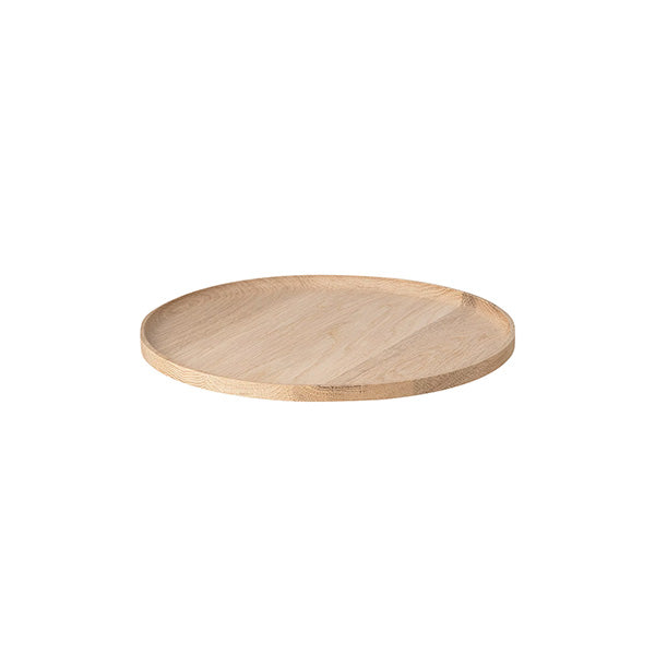 OKU Medium Round Tray Oak - صينية دائرية متوسطة بيج OKU