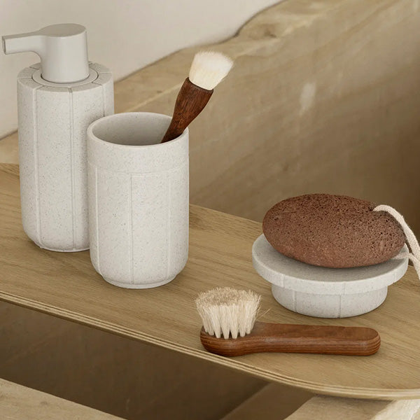 Kua Tumbler, Moonbeam - حامل فرش أسنان، بيج