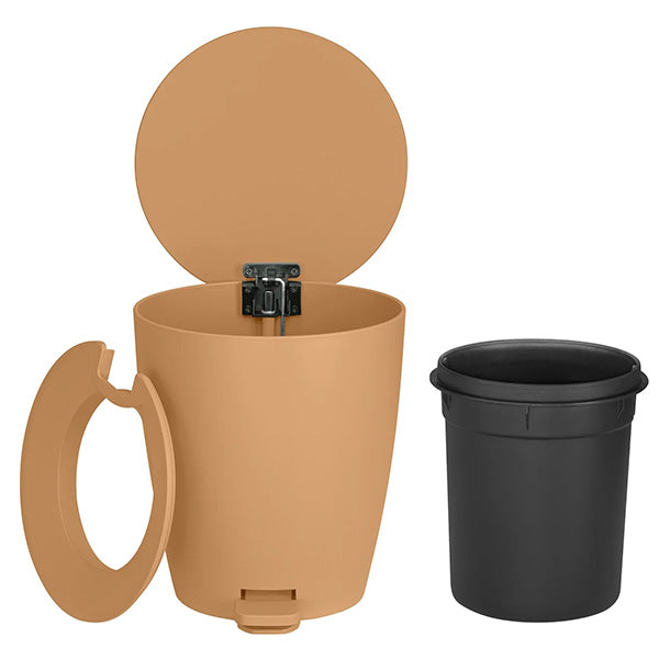 Ava Pedal Bin, Tan - سلة مهملات بدواسة، بيج