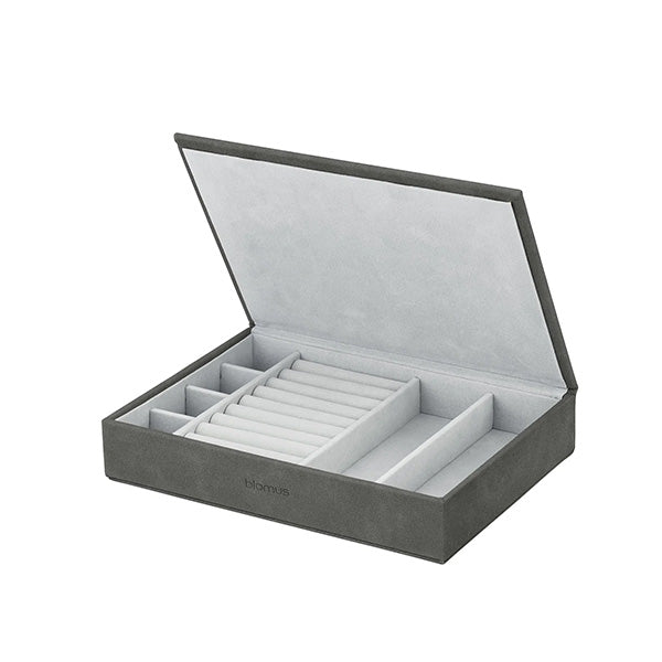 Sahla Jewellery Box M, Pewter - صندوق مجوهرات متوسط، رمادي داكن