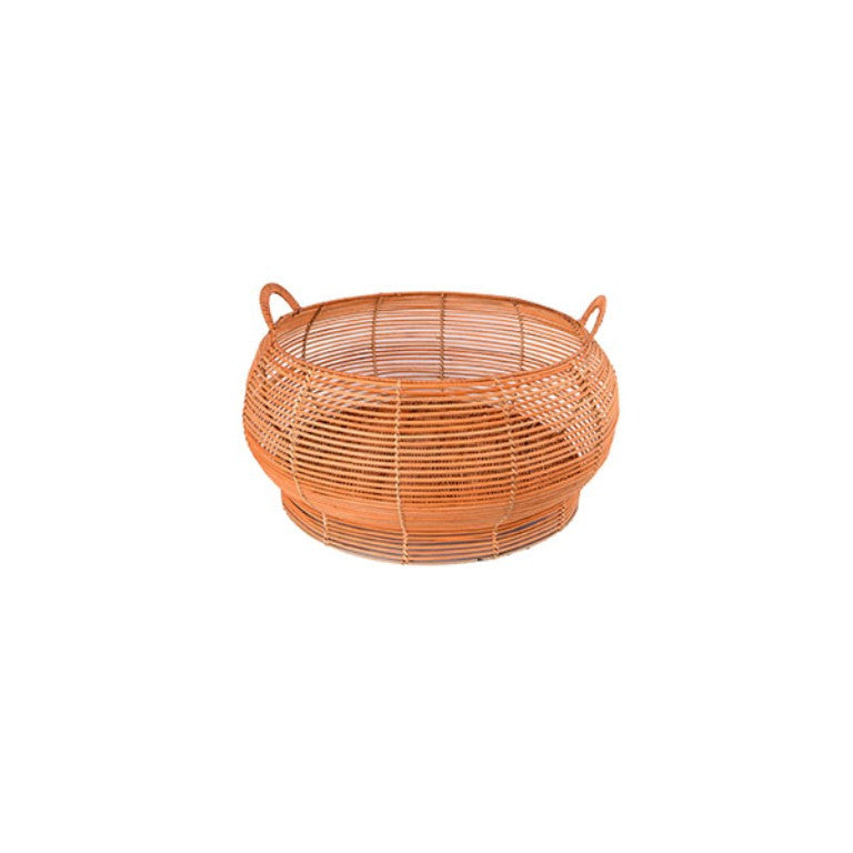 Round Rattan SAFI Basket, Small Size - سلة روطان مستديرة, حجم صغير