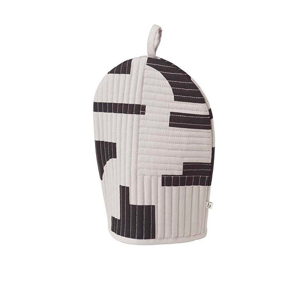 COFFEE COSY KARLA COTTON 25 x 33 CM BLACK -غطاء ابريق قهوة قطني 33x25سم