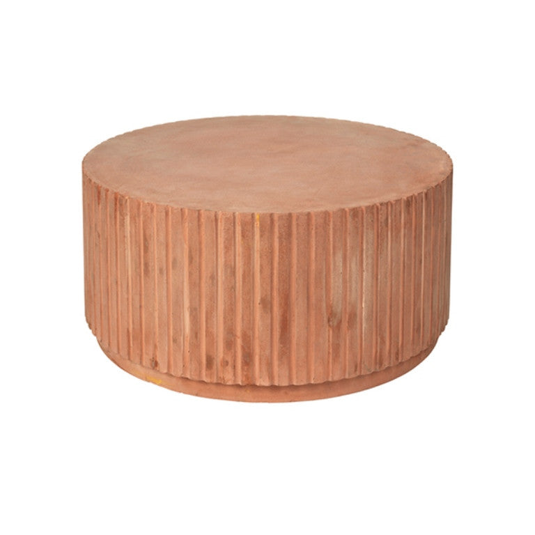 PODIUM RILLO FIBERCLAY TERRACOTTA 75 x 35 CM - منصة 75x35سم , لون الطين الأصلي