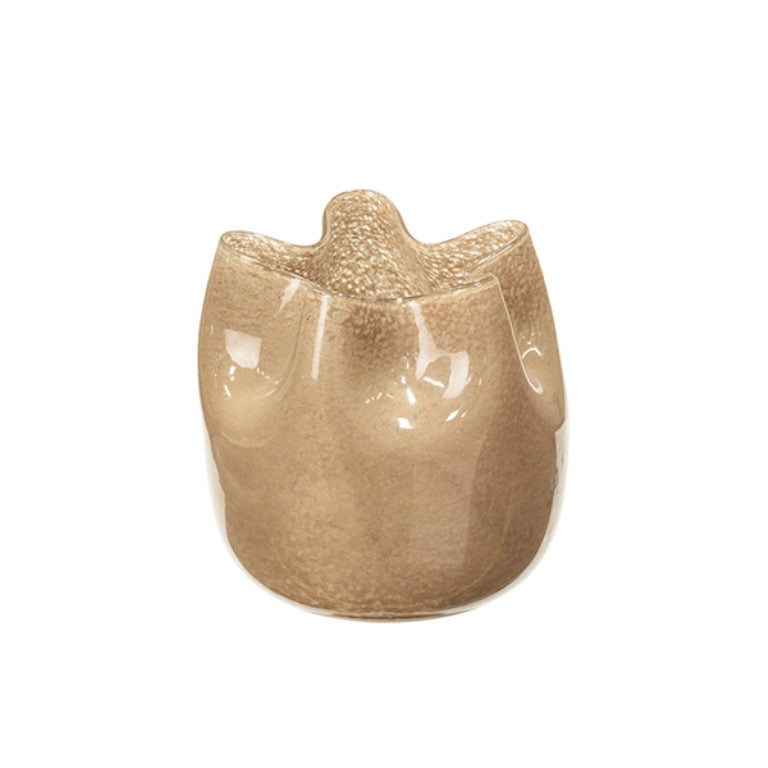ESTHER Vase 20x20cm , Desert Sand Color - مزهريه ESTHER 20x20 سم , لون بيج