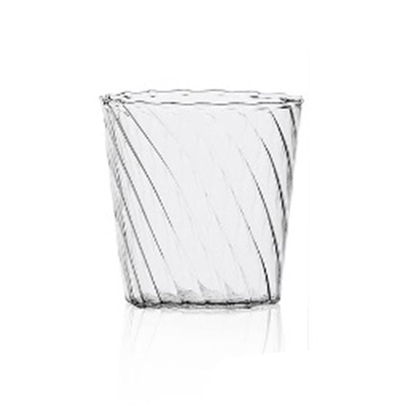 TUMBLER - VENEZIA OTTICO - CLEAR H8xW7.5x L7.5cm BY Corrado