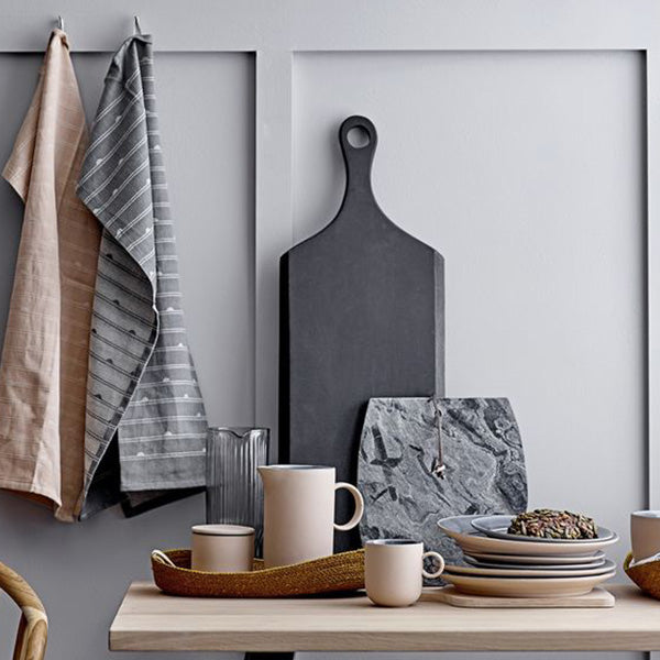 Trays Set 3pcs, Brown Color - صواني 3قطع, لون بني