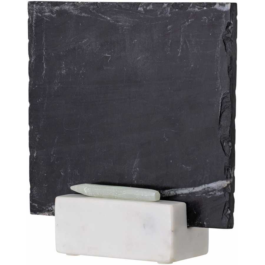 Board Marble & Salt 21.5x23x6.5cm, Black Color - لوح رخامي 21.5x23x6.5سم, لون أسود