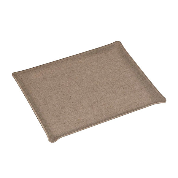 Acrylic Lin Natural Tray, 46 x 36 cm - صينية أكريليك بيج, 46 * 36 سم