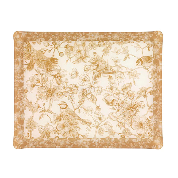 ACRYLIC TRAY 46x36 ARABELA BEIGE - صينية أكريليك 46×36 سم بيج