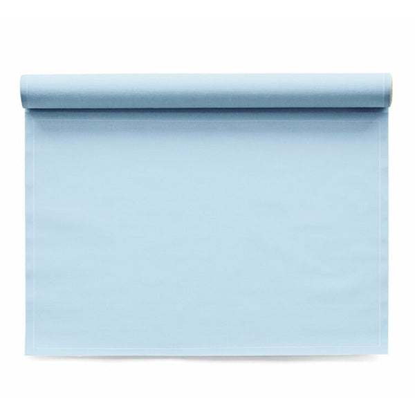 Foggy blue Placemat 48x32 100% Cotton,Rolls 12 - رول مفارش أطباق قطنية، 48 × 32 سم، أزرق