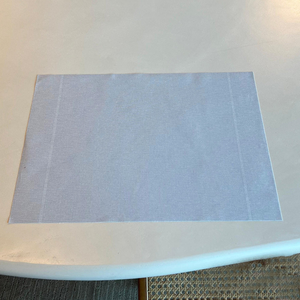 PEAL GRAY PLACEMAT 45x32 per pc - مفرش أطباق قطنية 45*32 سم - حبة واحدة