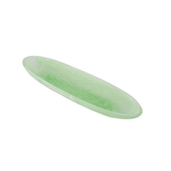 BOAT BOWL MEDIUM 45 x 11 x 6 CM MINT - وعاء قارب متوسط 45 × 11 × 6 سم أخضر