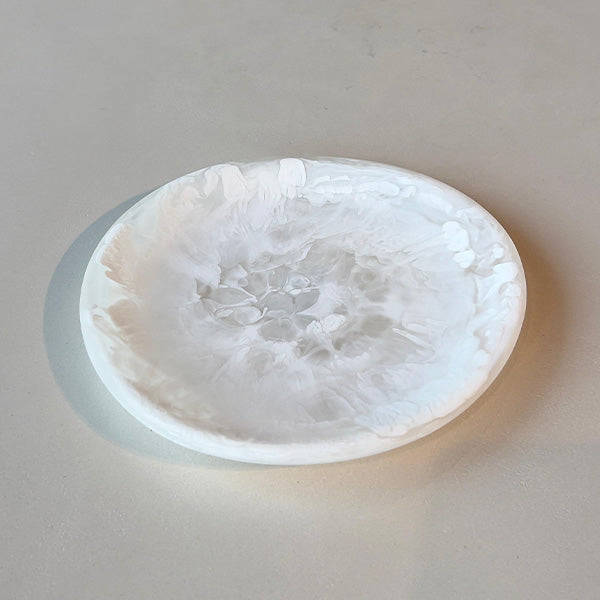 White swirl, Side Salad Single - طبق للسلطة جانبي,أبيض