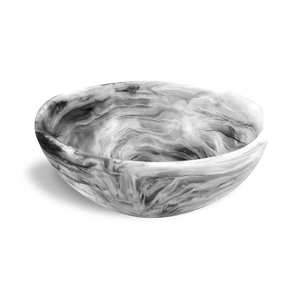 Large Wave Bowl, Black - وعاء مموج كبير , أسود