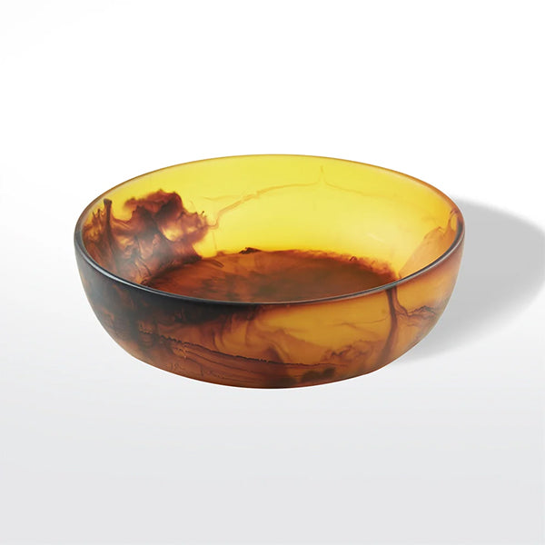 Medium Round Bowl ,Turtoise - وعاء دائري متوسط - بني