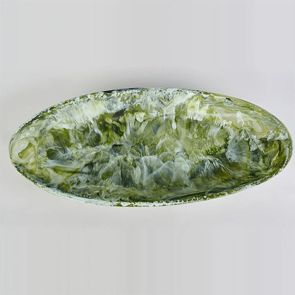Large Oval Platter , Forest - طبق تقديم بيضاوي كبير، أخضر