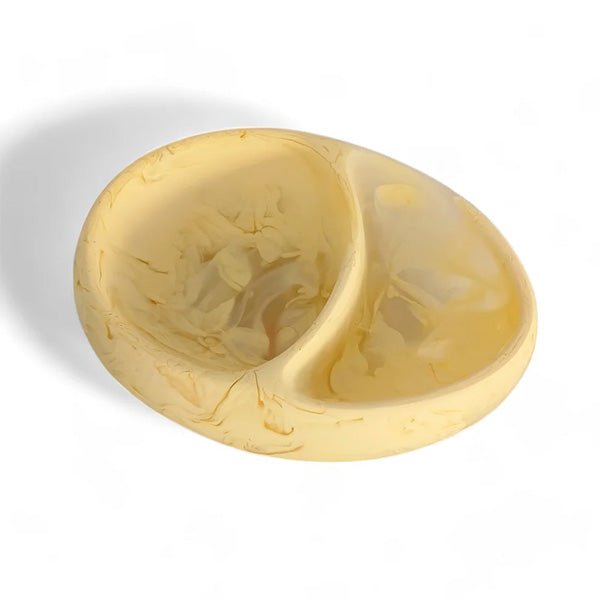 Split Bowl , Yellow - وعاء مقسّم - أصفر