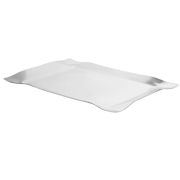 FIORI Large Tray , Silver - FIORI صينية تقديم كبيرة , فضي