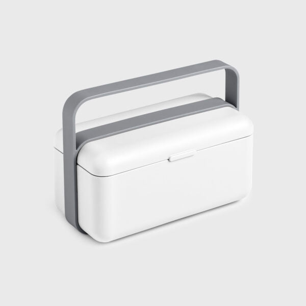 BAULETTO Lunchbox S model , White Color - صندوق طعام BAULETTO ، موديل S ، لون أبيض