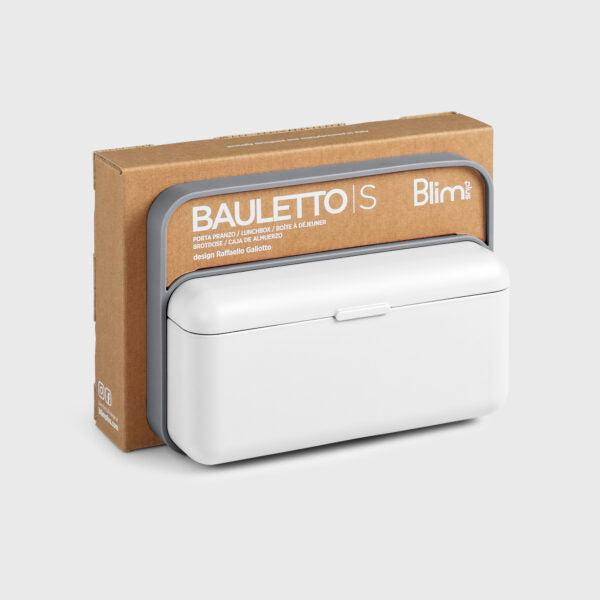 BAULETTO Lunchbox S model , White Color - صندوق طعام BAULETTO ، موديل S ، لون أبيض