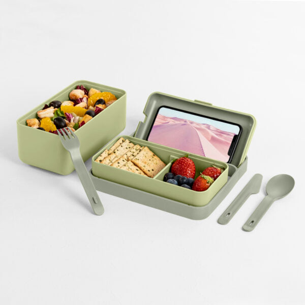 BAULETTO Lunchbox S model , Light Forest Color - صندوق طعام BAULETTO ، موديل S ، لون أخضر فاتح
