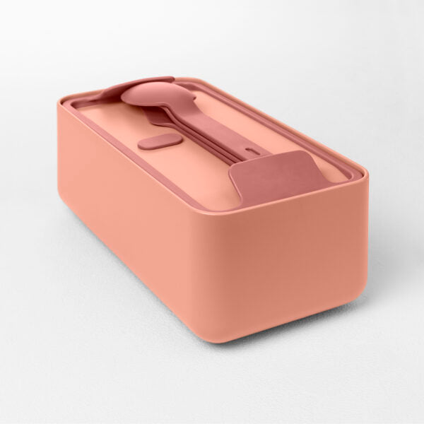 BAULETTO Lunchbox S model , Light Flamingo Color - صندوق طعام BAULETTO ، موديل S ، لون وردي فاتح