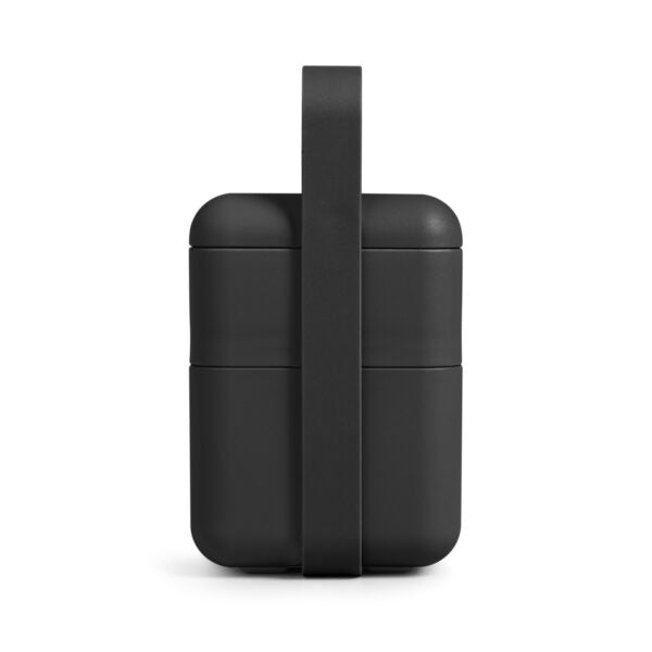 BAULETTO Lunchbox M model , Carbon Black Color - صندوق طعام BAULETTO ، موديل M ، لون أسود