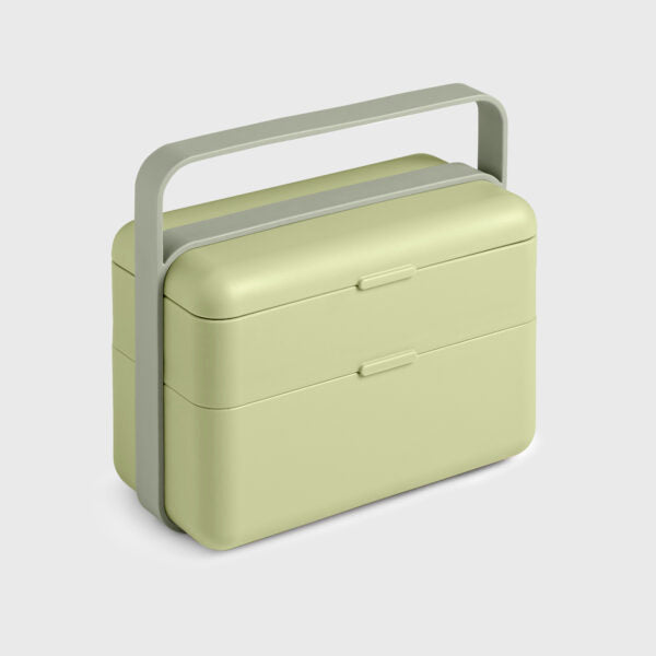 BAULETTO Lunchbox M model , Light Forest Color - صندوق طعام BAULETTO ، موديل M ، لون أخضر فاتح