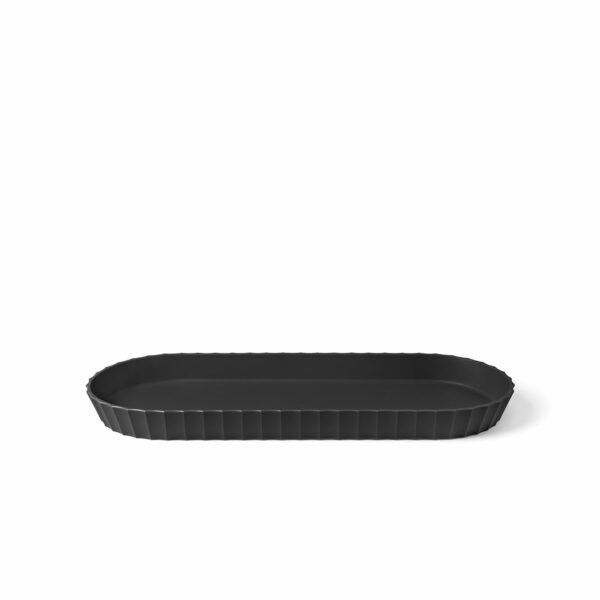 MINERVA Tray Medium , Carbon Black Color - صينية MINERVA متوسطة, لون أسود