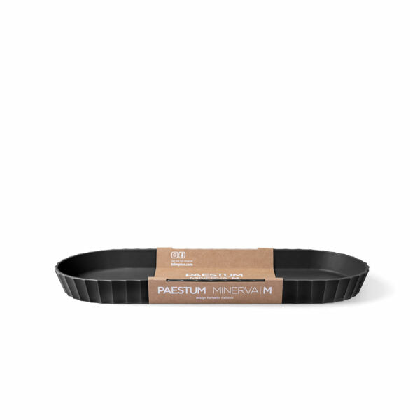 MINERVA Tray Medium , Carbon Black Color - صينية MINERVA متوسطة, لون أسود