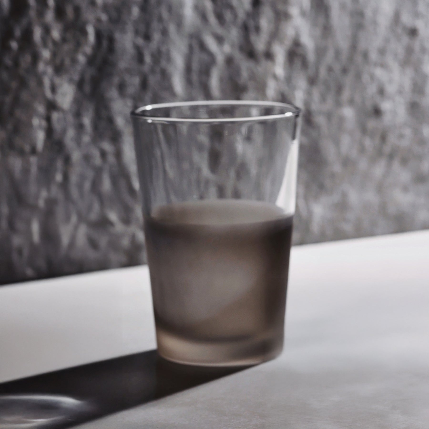 Glazed smoke Drinking Glass Set - طقم اكواب شفاف دخاني