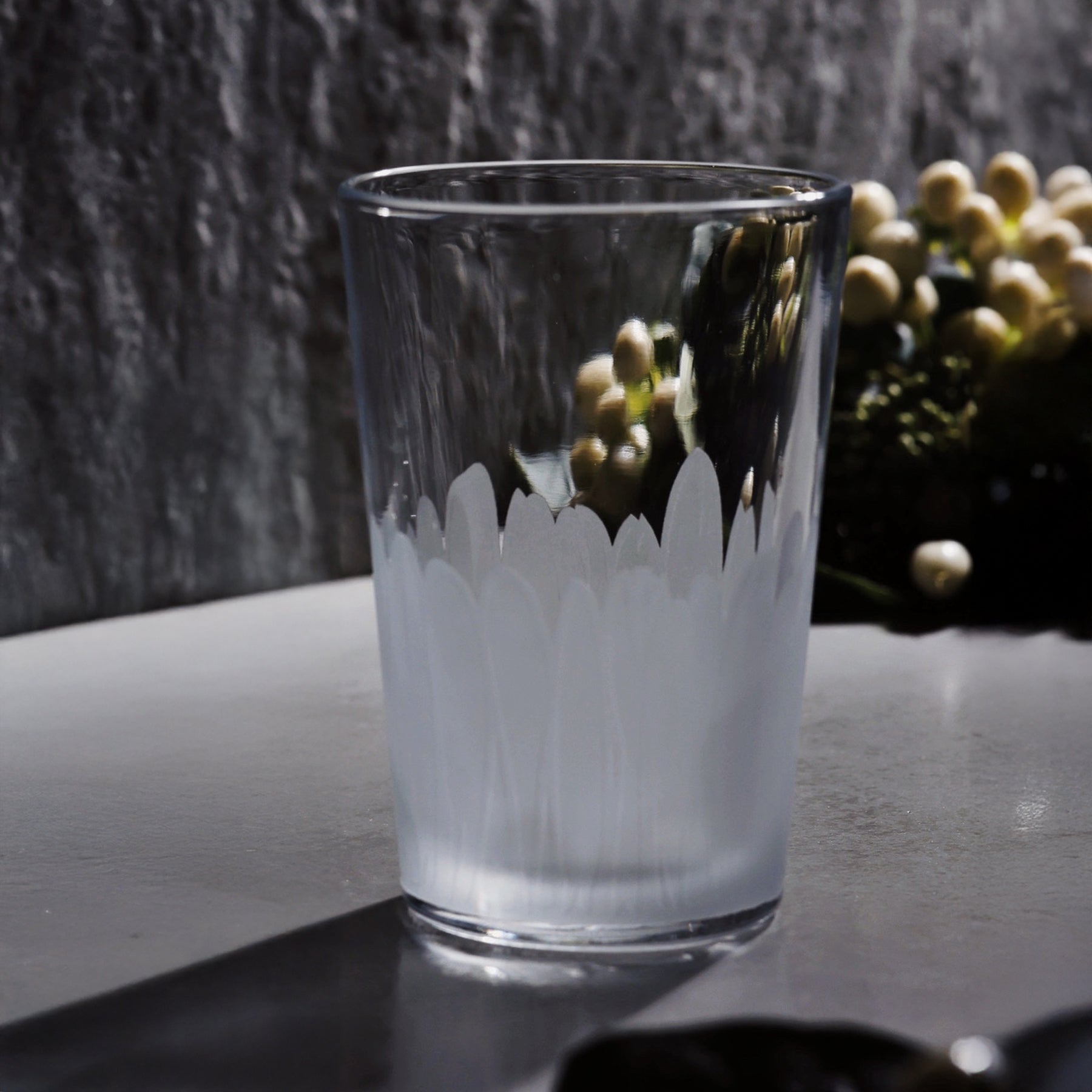 GERBERA FLOWER Drinking Glass Set - طقم اكواب بنقش ورد جربيرا