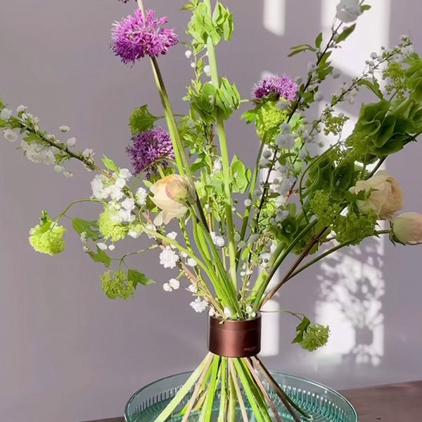 Hanataba 2-pack in Muddy Brown color - باقة ورد هاناتابا 2 عبوة، بني غامق