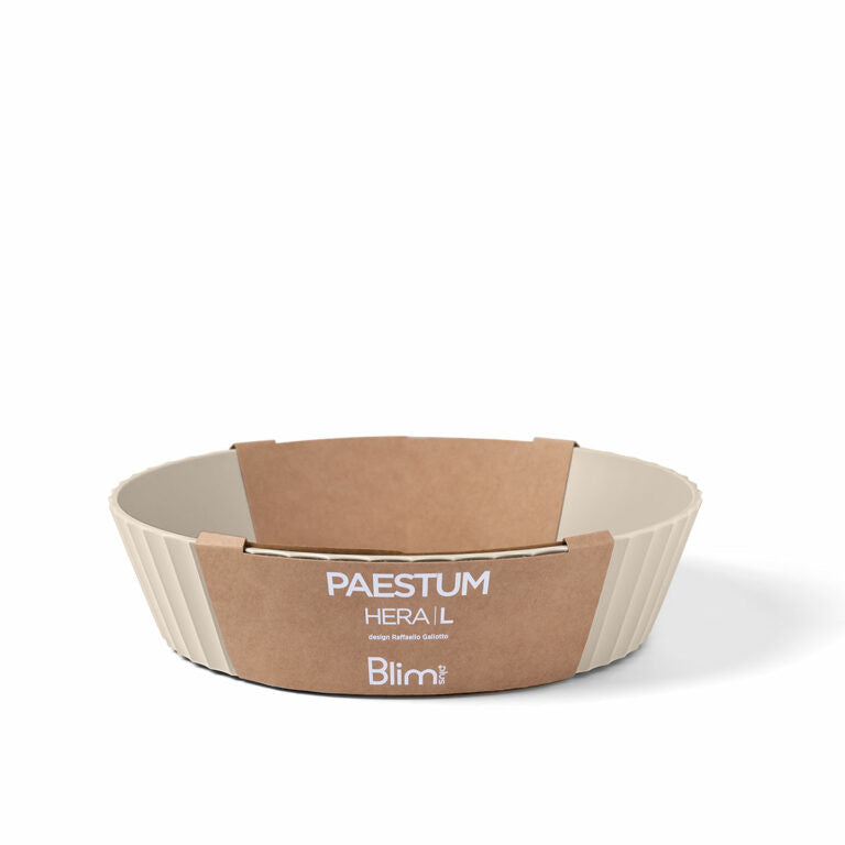 Large HERA Bowl , Moka Grey Color - وعاء HERA كبير , لون رمادي / بيج