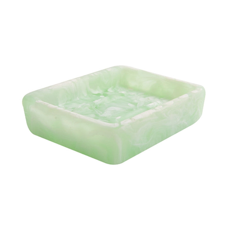 Soap Dish 12x10x5 cm, Mint Color - صحن صابون , لون أخضر