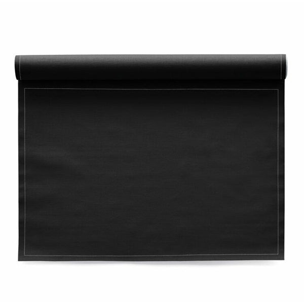 PLACEMAT PACK, 48 x 32 CM, Black. - مفارش أطباق قطنية 48x32سم 12قطعة , لون أسود