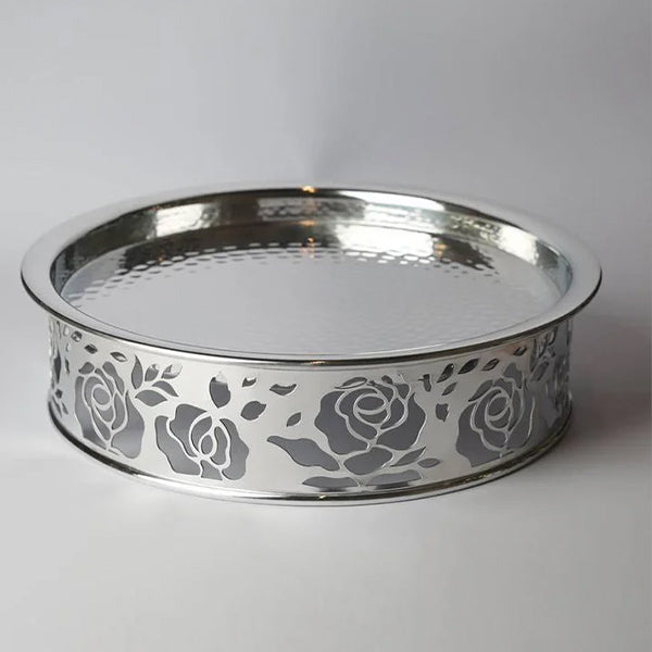 Round New Pattern - صينية معدنية دائرية