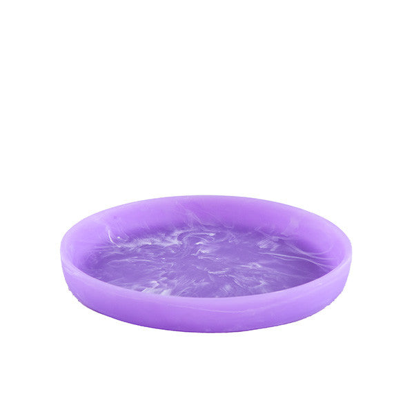 Round Platter 31x 31 x6cm , Lilac Color - طبق تقديم , لون بنفسجي فاتح