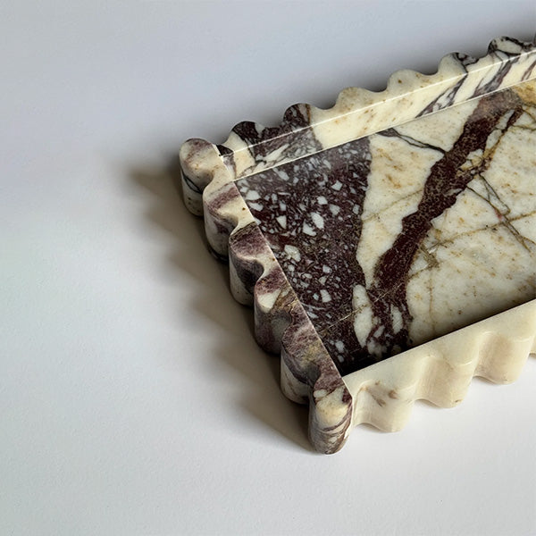 Waves Viola Marble 16 x 40 - ويفز رخام فيولا 16 × 40 سم