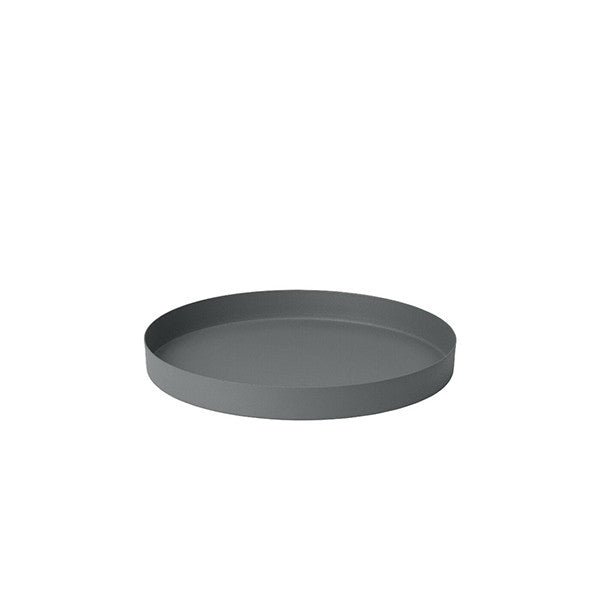 REO Small Tray 25.5x2.5cm, Pewter Color - صينية REO صغيرة 25.5x2.5سم, لون رمادي غامق