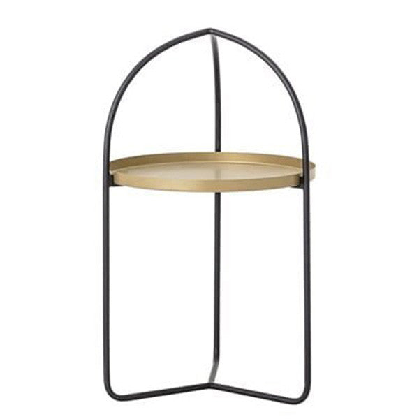 Ins Tray Table 40.5x71cm, Gold Color - طاولة معدنية 40.5x71سم, لون ذهبي