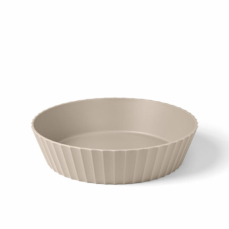 Large HERA Bowl , Moka Grey Color - وعاء HERA كبير , لون رمادي / بيج