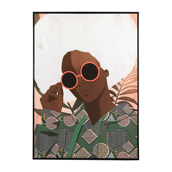 LUNETTES Canvas Painting w\wooden Frame 100x140cm - لوحة كانفاس بإطار خشبي 100x140سم